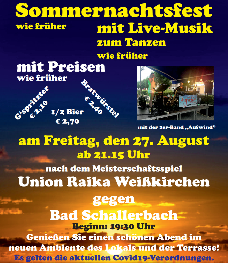 Plakat Sommernachtsfest